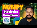 05 Statistical Functions in NumPy Mean Median Std Variance Percentile Quantile Explained