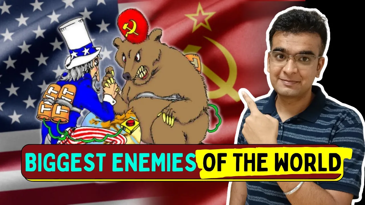 Why USA and Russia are biggest enemies? | Cold War explained