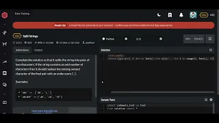 Codewars Split Strings Python 6 kyu
