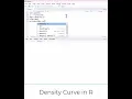 Density Curve in R