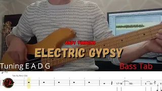 Download Andy Timmons  - Electric Gypsy (Cover Bass+tab)(Play Along) MP3