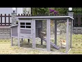 Backyard Chicken Coop for 2-4 Chickens with Large Run-Aivituvin - AIR31