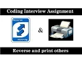 IQ 42 Reverse and print others