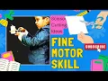 Scissors Cutting Practice Funny activity preschool activities Improve kids motor Skills