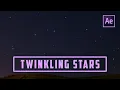 Membuat Bintang Berkelap-kelip dari Partikel di After Effects