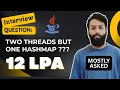 Scenario Based Interview Two Threads Access HashMap at Same Time Concurrency Issue Explained