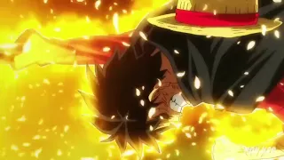 لوفي يغلف نفسه بالهاكي الملكي ويسقط كايدو بدون ان يلمسه قتال لوفي وكايدو استعمال هاكي خورافي 