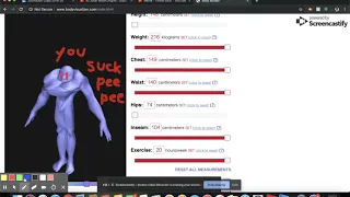 Body Visualizer Shenanigans