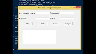 Simple Accessory Inventory System in Python