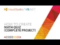 VB NET - Math Quiz Complete Project