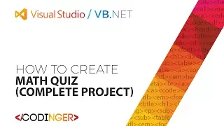 VB NET - Math Quiz Complete Project