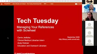Tech Tuesday Managing Your References with Sciwheel