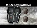 2016 - 2018 Lincoln MKX Key Fob Battery Replacement