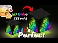 Ambient Light Effects CSS 3D Glowing Cube Animation Effects CSS 3D Image Cube using Html CSS