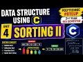 Data structure using C L-4 UNIT 4 ll sorting II POLYTECHNIC 2nd yr 4th semester
