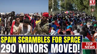 Spain's Ceuta Crisis: Migrant Children Moved To Temporary Shelter | Big Relocation Drive | ET Now