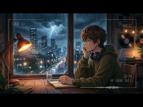 nostalgic ambient lo-fi that feels like watching old memories through rainy windows