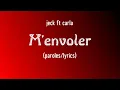 jeck ft carla - m'envoler (paroles/lyrics)