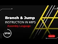 Branch Instruction and Jump instruction in Assembly language