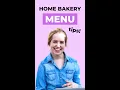 Home Bakery MENU 🍩 What to bake when starting your business! And what mistakes to avoid...