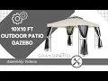 Easy 10x10 Gazebo Assembly Guide Step-by-Step Grand Patio Tutorials