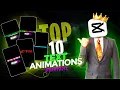 Top 10 Text Animations Tutorial Capcut Text animations capcut tutorial