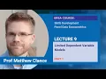 Lecture 9 Limited Dependent Variable Models Part 1