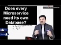 Does every Microservice need its own database for Persistence Database per Service