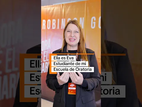 Ella es Eva - Alumna de mi Escuela de Oratoria Online