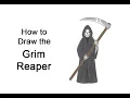 How to Draw the Grim Reaper for Halloween