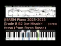 Download Lagu ABRSM Piano 2025 2026 Grade 8 B2 Joe Hisaishi il porco rosso from Porco Rosso