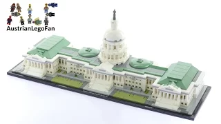 Lego Architecture 21030 United States Capitol Building - Lego Speed Build Review