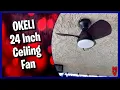 Okeli 24 Inch Ceiling Fan Mumbles s Product Review