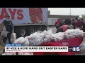 Kansas City Police Department HyVee team up for Easter ham giveaway