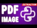 Extract Images from PDF using Python PDF IMAGE Extractor using Python