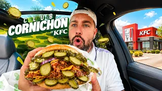 10/10 le burger aux cornichons de KFC (une masterclass !)