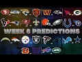 NFL Week 6 Predictions
