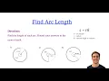 Math Geometry Finding Arc Length Geometry Tricks