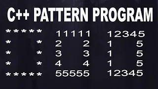 Hollow Square Shape Pattern Program in C Square Shape Pattern in C