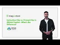 Instruction Files vs Prompt Files in GitHub Copilot What s the Difference