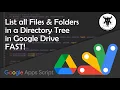 List all files and Folders in a Directory Tree in Google Drive with Apps Script