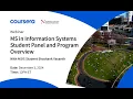 Northeastern MS in Information Systems Student Panel and Program Overview 12 3 24