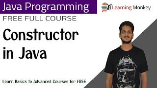 Constructor in Java Lesson 35 Java Programming Learning Monkey