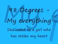 98 degrees - My Everything (lyrics)