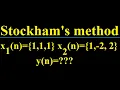 Circular convolution using Stockham s method Example 1