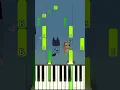 BLUEY THEME SONG ON PIANO! #shorts