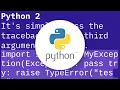 Inner exception with traceback in Python