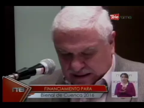 Financiamiento para Bienal de Cuenca 2016