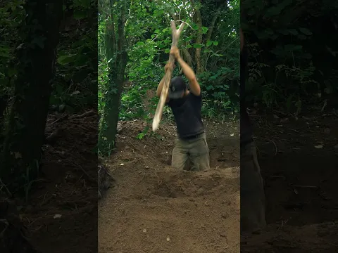 Rain. 🌧️ #building #survival #shelter