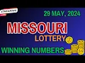 Missouri Midday Lottery Results For - 29 May 2024